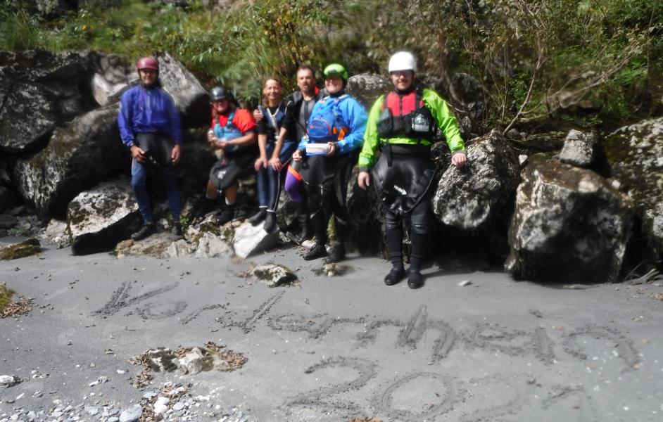 Paddler machen Bortzeitpause