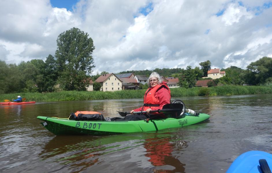 Bärbel auf der Naab