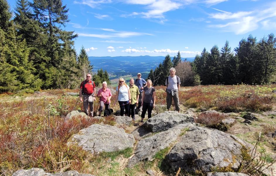 Wanderer Gruppe