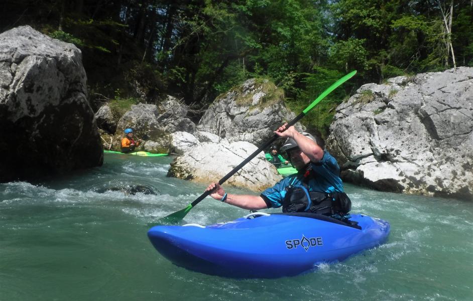 Paddler auf der Isar