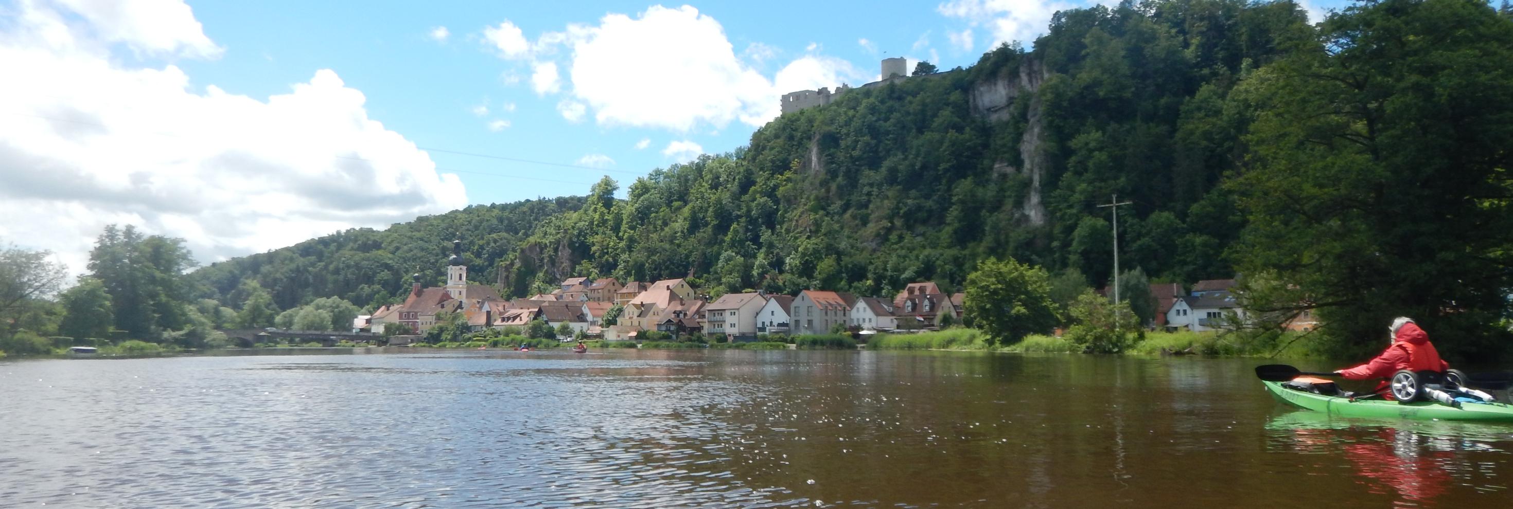 Paddler auf der Naab
