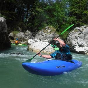 Paddler auf der Isar